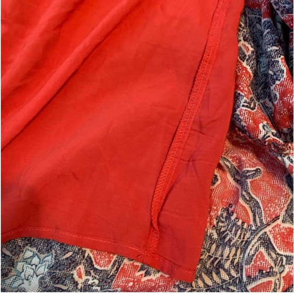 Knox Rose Women's Red Floral Bohemian Maxi Dress - Large NWT - Picture 9 of 9